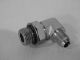 90 Degree O-Ring Boss Fitting  #8 O-Ring boss with nut to a #6 AN flare